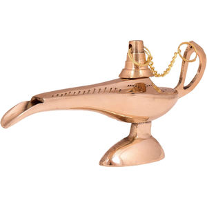 Lámpara de Aladino de Latón con Acabado Antiguo, Diseño Único, Lámpara Chirag de Aladino, Decoración para el Hogar y Regalo, Artículo Decorativo en Venta - Product Image 6