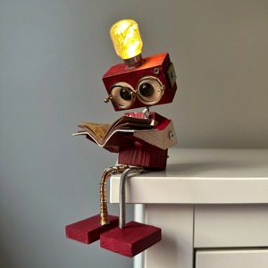 Steampunk Decor <strong>Robot</strong> Toy Steampunk <strong>Robot</strong> for Desktop Home Bedroom Office <strong>Robot</strong> Collection Boys <strong>Man</strong> Steampunk Festival - Product Image 1