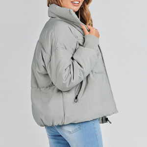 Veste en duvet personnalisée Veste en duvet à bulles respirante pour femmes de haute qualité avec capuche Veste en duvet pour femmes - Product Image 5
