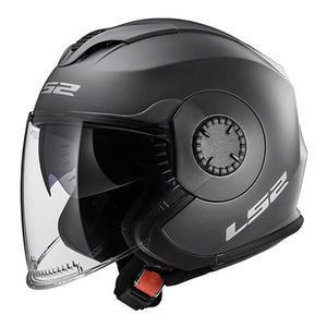 LS2 OF570 VERSO JET Retro Open Face Helmet XL Size Quick Release ABS Fiberglass Visor Motorbike Jetpack Compatible New <b>Boxed</b> - Product Image 4