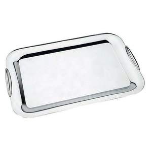 Bandeja de servicio de acero inoxidable con acabado de espejo perfecto para ocasiones festivas fiestas bodas reuniones en casa - Product Image 6