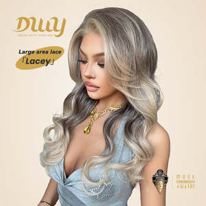 Lacey-DWY for Ombre <b>Blonde</b> Curly <b>Wig</b> with 13x6 Transparent Lace Front Filter Lace Fronted <b>Wigs</b> - Product Image 1