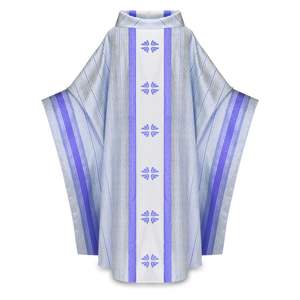 Tissu en polyester conception de logo personnalisé détaillant unisexe tenue de prêtre sacré respirant confortable culte Chasuble Robes - Product Image 6