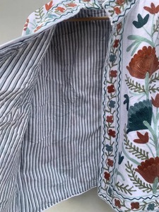 Indian TNT <b>Velvet</b> <b>Jacket</b> TNT Suzani Embroidered Boho Style <b>Jacket</b> Quilted Boho <b>Jacket</b> Suzani Coat For <b>Womens</b> - Product Image 4