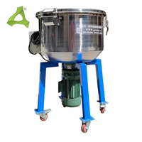 Mélangeur vertical de granulés plastiques en acier inoxydable pour PET, HDPE, PVC, résine plastique, mélangeur de couleur 100 kg, machine de mélange automatique de couleurs, prix