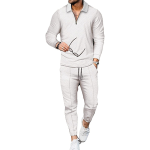 Survêtement Homme Personnalisé Haute Qualité Respirant 100% Coton Uni Coupe-Vent Séchage Rapide Design 2-en-1 Hiver Vente en Gros - Product Image 6