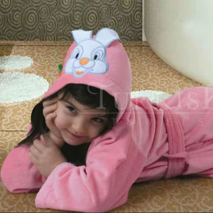 Peignoir pour enfants à motif lapin - Product Image 1