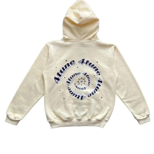 Vente en gros Veste à capuche unisexe personnalisée de haute qualité pour hommes Hoodi Blank Full Zipper Face Zip Up Men street wear derniers sweats à capuche à la mode - Product Image 4