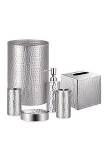 Ensemble de salle de bain en métal décoratif pour l'intérieur de maisons de luxe, offrant un look uniforme avec des accessoires de salle de bain assortis - Product Image 3