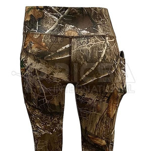 Leggings de chasse décontractés en tricot léger, respirants, anti-humidité, extensibles, pour l'entraînement en extérieur, séchage rapide, vêtements de sport et de fitness - Product Image 6