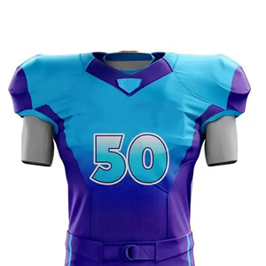 Service OEM Bonne Qualité Design Unique Uniforme Football Américain Produit Tendance Haut Uniforme Manches Courtes Football Américain - Product Image 4