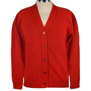 Men's Solid <b>Cardigan</b> Sweaters V-neck Drop Shoulder Button Anti-Wrinkle Winter Heavyweight Thermal Thickened Wool/Nylon - Product Image 1