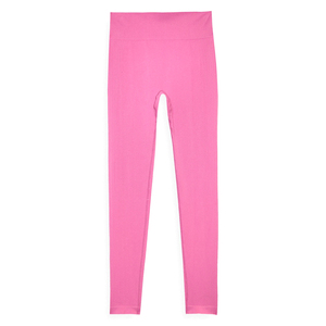 Pantalones de gimnasio suaves de nailon de alta calidad con logotipo personalizado, mallas de Yoga para entrenamiento con levantamiento de glúteos para mujer, mallas de tela de punto recién llegadas - Product Image 1
