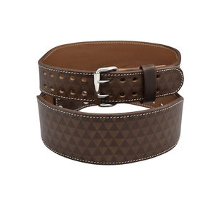 Ceinture d'haltérophilie en cuir personnalisable de haute qualité personnalisée professionnelle pour la ceinture d'haltérophilie de soutien de taille de gymnastique de dynamophilie - Product Image 2