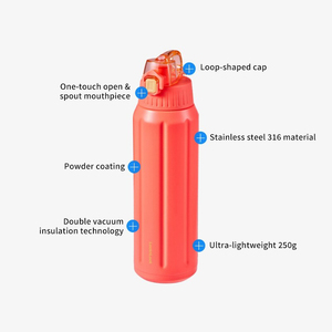 [LocknLock] 2031 Sortie Facile à Manipuler Bouteille D'eau En Plastique SLO LIGHT Tumbler Bouteille 600ML LHC3335BLK - Product Image 5