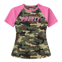 T-shirt à manches raglan pour femme, vêtements de sororité grecque, écologique, été, rose, vert, fraternité universitaire, diamants, 100% coton