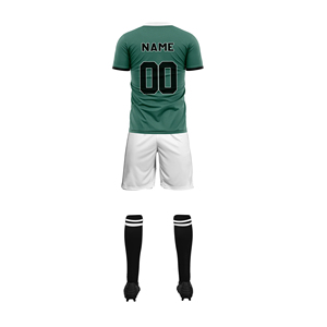 OEM Breathable Lightweight <b>Waterproof</b> Anti-Bacterial Printed Customized Color Soccer Uniform <b>Sets</b> 100% Polyester Wholesale High - Product Image 2
