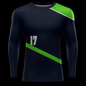 2025 venta al por mayor hombres de alta calidad de manga larga Rash Guard logotipo personalizado No-Gi Grappling MMA BJJ ropa deportiva de secado rápido transpirable - Product Image 1