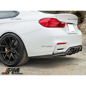 ตัวกระจายคาร์บอนไฟเบอร์ด้านหลังตัววีสำหรับ2014-2020สำหรับ BMW M3 F80และ M4 F82 - Product Image 5