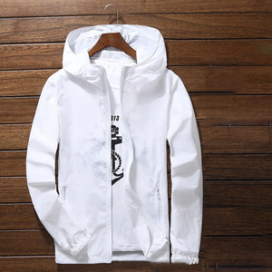 Blouson Bomber Homme Coupe Courte Haute Qualité en Toile Imperméable Respirant Coupe-Vent Col Rond Lavage Personnalisé Style Streetwear - Product Image 1