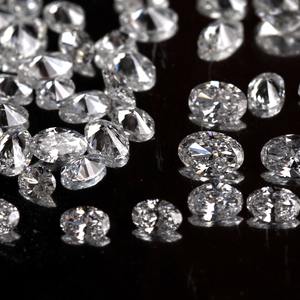 M.K Corporation 8*7mm 1.86 Ct diamant blanc cultivé en laboratoire taille ovale (EF & VS) diamant en vrac pour bijoux - Product Image 5