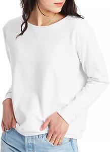 Sudadera de mujer Cuello redondo Eco Smart Reciclado Mezcla de algodón Fleece sudaderas con capucha para mujer/sudadera para mujer - Product Image 6