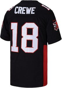 Maillot de football noir et rouge personnalisé avec nom et numéro, maillot de football brodé, tenue d'équipe personnalisée, 100% polyester, sans manches, col en V - Product Image 3