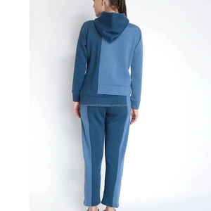 ชุดวอร์มระบายอากาศสำหรับผู้หญิงชุดวอร์มคอกลมไซส์ใหญ่พิเศษชุดวอร์มผ้าฝ้าย100% แบบลำลองบริการ OEM - Product Image 2