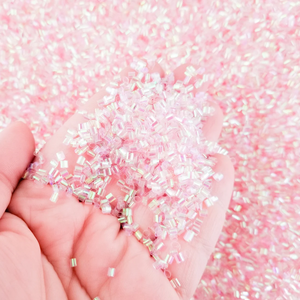 500g ソフト ストロー チューブ ビーズ バルク ビンス ビーズ プラスチック アイスクリーム チューブ ビューグル ビーズ スライムキット アクセサリー用 - Product Image 6