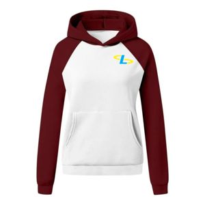 เสื้อฮู้ดดี้ผู้หญิงแฟชั่นดีไซน์ใหม่ ระบายอากาศได้ดี สไตล์สตรีท ทรงหลวม รับสกรีนโลโก้ตามสั่ง - Product Image 3