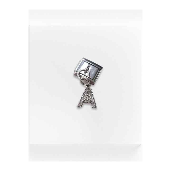 Harf Charm a Harfi 9MM - Stainless Steel