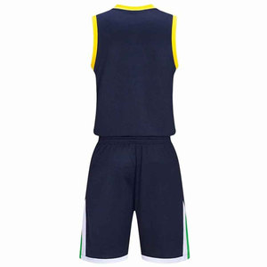 ชุดบาสเก็ตบอลชายคุณภาพสูง ชุดทีมครบชุด พร้อมเสื้อและกางเกงขาสั้น น้ำหนักเบา ทนทาน เหมาะสำหรับเยาวชน - Product Image 3