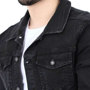 Chaqueta Vaquera Casual para Hombre, Superventas, con Detalles de Botones, Impermeable, Cortavientos, Transpirable, Ecológica, de Secado Rápido, 100% Algodón para Invierno - Product Image 3