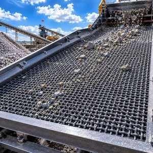 Panneau de <span class=keywords><strong>tamis</strong></span> vibrant en treillis plat soudé en fil d'acier 65Mn résistant à l'usure et à haute résistance pour la construction et l'exploitation minière Longyao - Product Image 1