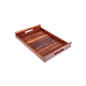 Bandeja de madera de acacia para servir comida, para hoteles, restaurantes, hogar, venta al por mayor - Product Image 1
