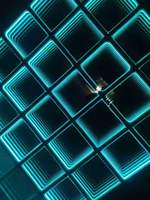 Miroir 3D Abyss mural avec éclairage LED néon, dalle de piste de danse avec éclairage RGB et indice de protection IP65 pour les discothèques et les bars
