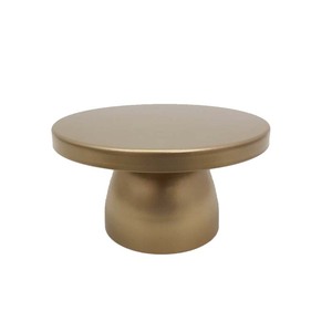 Premium Three Tier Metal <b>Round</b> Shape Cake Stand Gold Finished for Birthday Event Party Display Stand Wholesale Bulk - Product Image 5