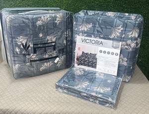 Elegante Juego de Ropa de Cama de Algodón Puro con Edredón Ultra Suave y Fundas de Almohada, Esenciales de Lujo para Dormitorio y Hotel - Product Image 1