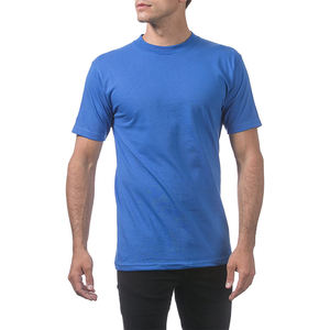 T-shirt décontracté pour hommes de haute qualité Logo personnalisé motif solide 100% coton 220 grammes prix - Product Image 3
