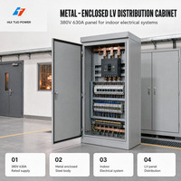 Armoire de distribution basse tension 380V 630A encastrée dans un coffret métallique / Panneau de commutation basse tension pour système électrique intérieur