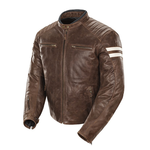 Men's Genuine Black & Orange Leather Racing Motorbike Jacket Having Protections Windproof Riding Motorcycle Jacket For Men - Product Image 3