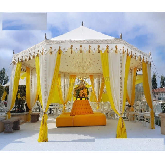 Colorful Indian Wedding Tents Elegant Marquee Decor