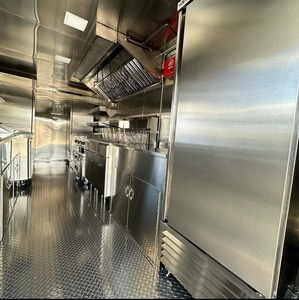 New Design Fast Food Mobile Trailer Snack for Catering <b>Van</b> Food Cart for Restaurant Vending Towable Fast Food Trailer For Sale - Product Image 4