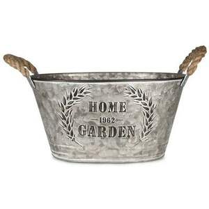 Seau à fleurs en métal galvanisé au design moderne, petit vase à herbes pour la maison et le jardin, caractéristique unique décorative de table - Product Image 5