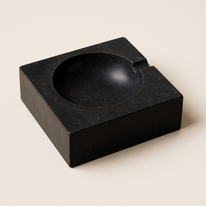 Cenicero de Mármol Blanco Sin Humo, Soporte para Fumar de Piedra Sólida de Lujo, Forma Elegante Hecha a Mano, Moderno para el Hogar, Oficina, Restaurante, Hotel - Product Image 2