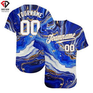 Camiseta de la Mejor Calidad Personalizada con Tu Nombre, Número y Logotipo, Cuello Alto, Transpirable, 100% Poliéster, Nuevo Estilo, Diseño Moderno con Rayas Completas - Product Image 6