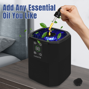 Purificateurs d'air Cobectal True HEPA pour chambre à coucher, efficaces pour éliminer la fumée et la poussière, avec mode veille, certifiés ROHS - Product Image 3