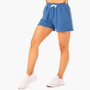 Short polaire pour femmes de haute qualité respirant coton vêtements actifs cordon Gym Fitness usage décontracté personnalisé Shorts chauds - Product Image 5