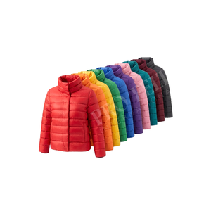 Chaqueta Acolchada Ligera, Informal, para Exteriores, con Cierre, Acolchada, Brillante, Transpirable, Lisa, para Invierno - Product Image 1