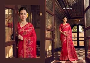 Designer Pure Soie Douce Avec Design Traditionnel Zari Travail Avec Glam Finition Douce avec Belle Blouse, Wedding Wear Saree. - Product Image 2